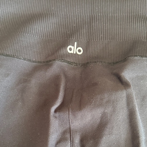 Alo Yoga Seamless Side Cutout Full Length Leggings Size Large - Picture 5 of 6